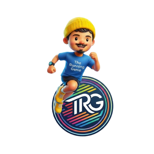 The Running Genie mascot